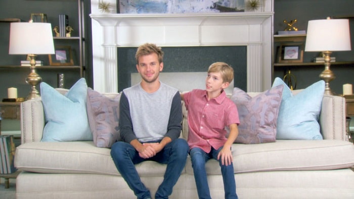 Grayson and his elder biological brother, Chase.
